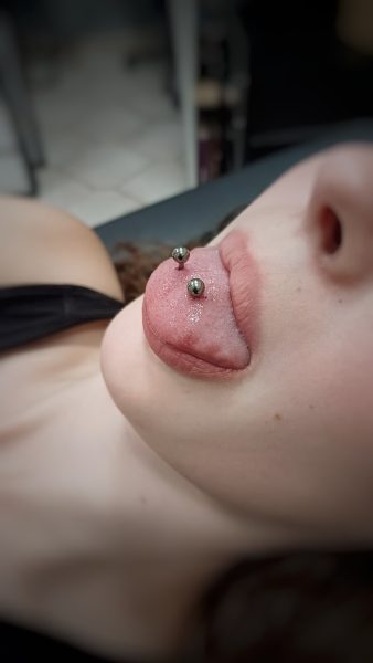 venom tongue piercing